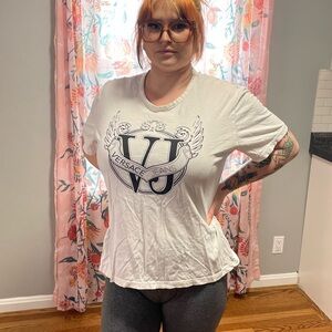 Versace Jeans Collection White Graphic T-Shirt